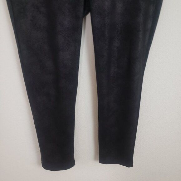 Democracy Ponte Pants 12 Black AB Technology Grunge Witchy Goth Sretchy Metallic - Picture 3 of 11
